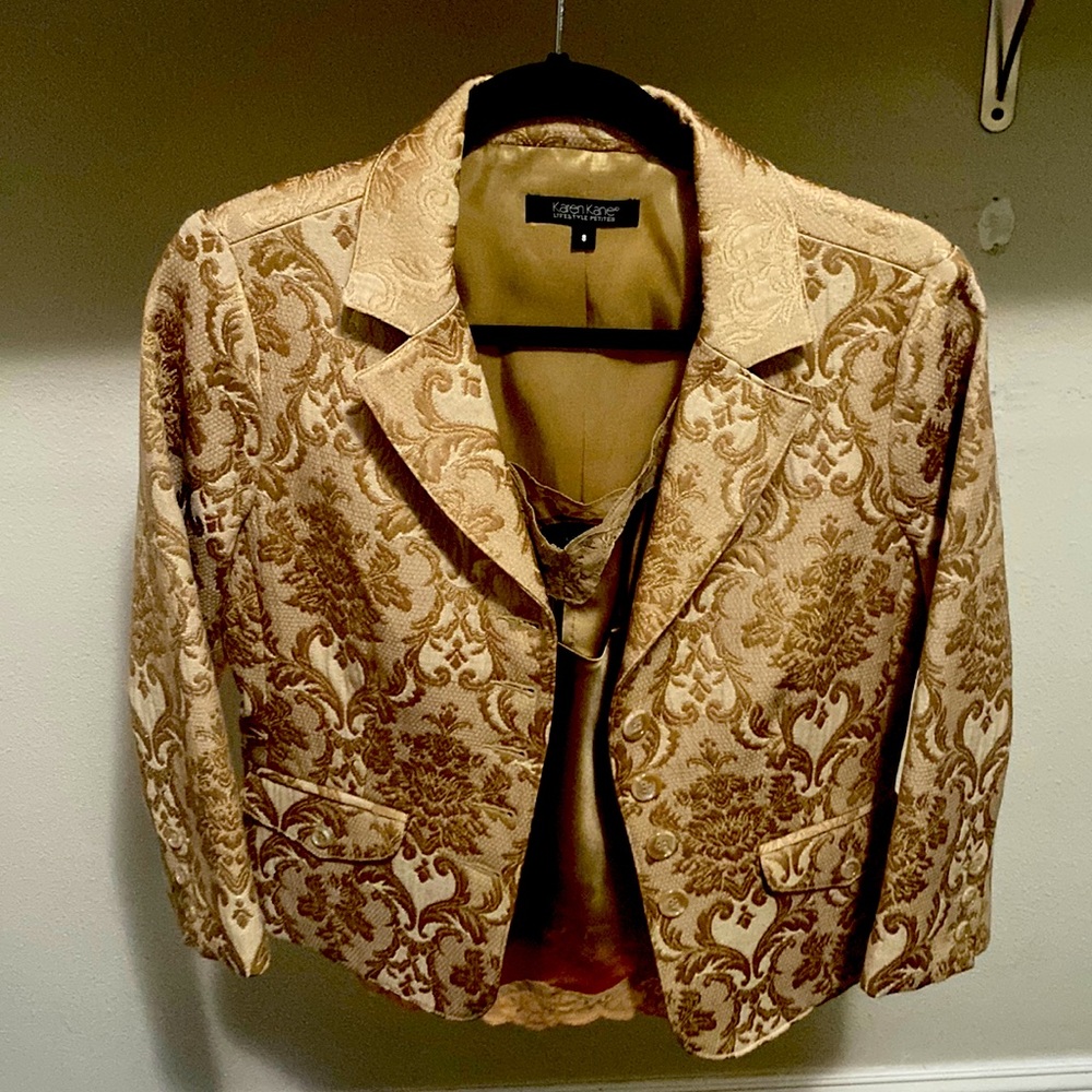 Beautiful Karen Kane lifestyle petite blazer with camisole size small